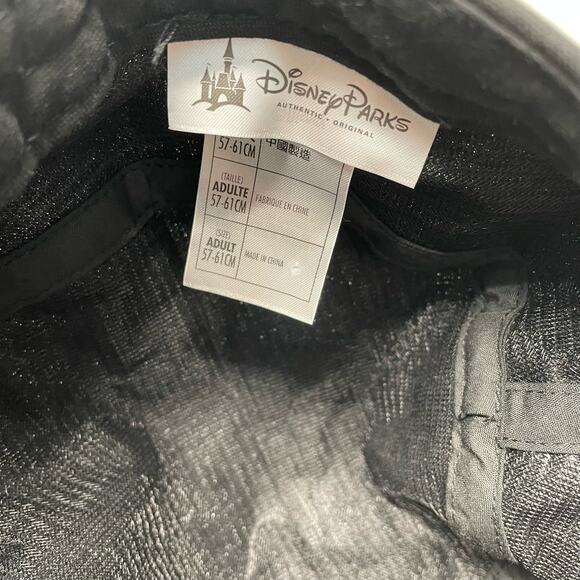 Disney Parks Pirates of the Caribbean Cadet Hat Cap Black Adjustable Strapback - Picture 5 of 5